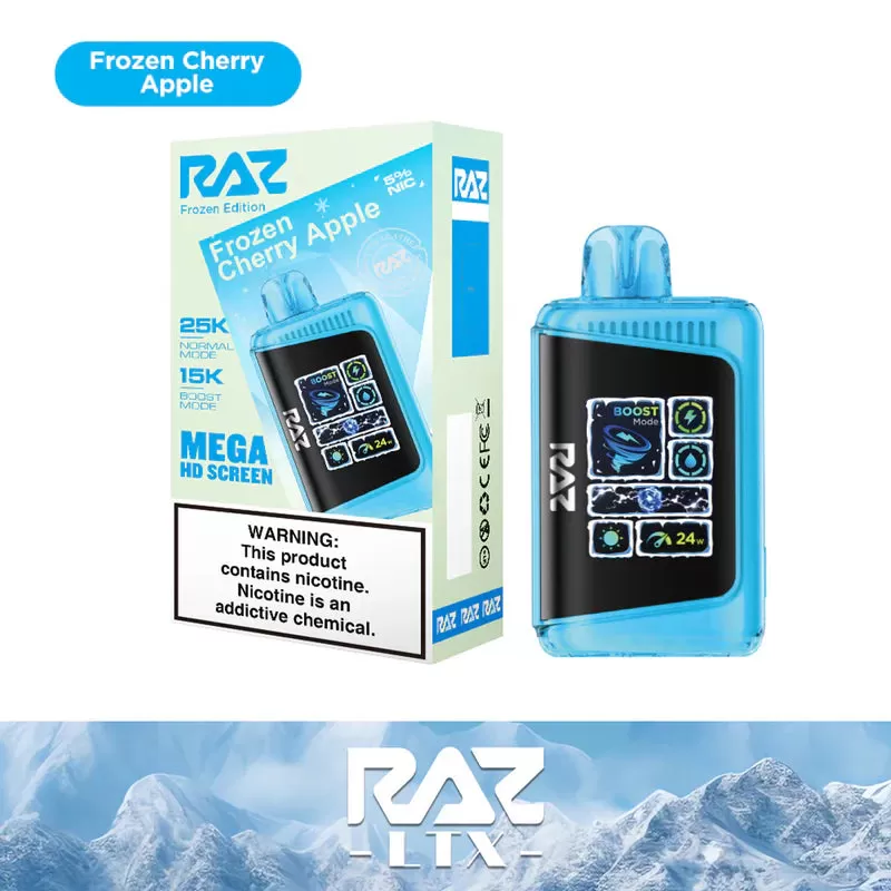 RAZ LTX 25K Puff "Frozen Edition" Disposable Device – 25000 Puffs - Frozen Banana - Image 3
