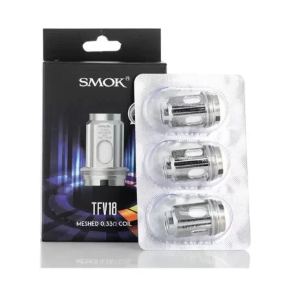 Smok Tfv18 Meshed Coils3/Pk - Size#DUAL MESHED 0.15ohm>MESHED 0.33ohm (0EC2C8)