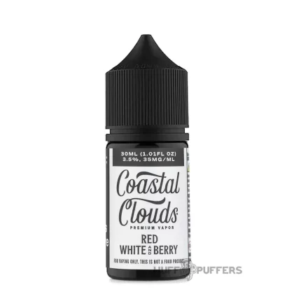 Coastal Clouds Salt – Red White and Berry 30mL - Nicotine Strength#35mg>50mg