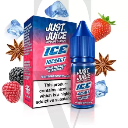 JUST JUICE WILD BERRIES & ANISEED ICE NIC SALT E-LIQUID