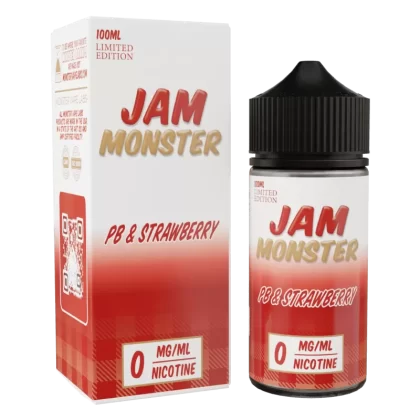 Jam Monster - PB & Strawberry - 100ML E-Liquid