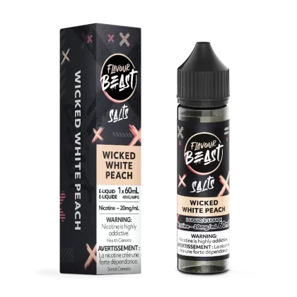 Flavour Beast E-Liquid Wicked White Peach Salt 60mL