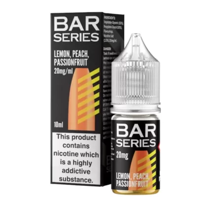 Lemon Peach Passionfruit Nic Salt E-Liquid by Bar Series (10ml) - 20mg