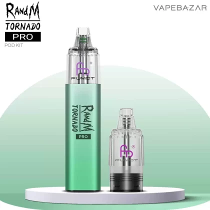 Fumot RandM Tornado Pro – Green - Pod Kit / Fumot / 600 mAh / 8ml / USB-C