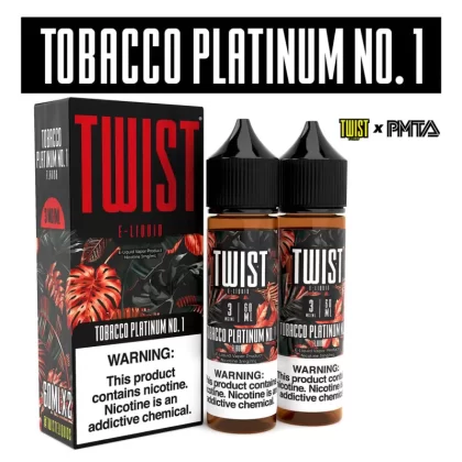 TWIST Menthol & Tobacco Premium E-Liquid 60ml 2pk - Mint No. 1 / 0mg - Skullvaping
