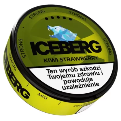 Woreczki nikotynowe ICEBERG 20mg – Kiwi Strawberry Snus AKCYZA