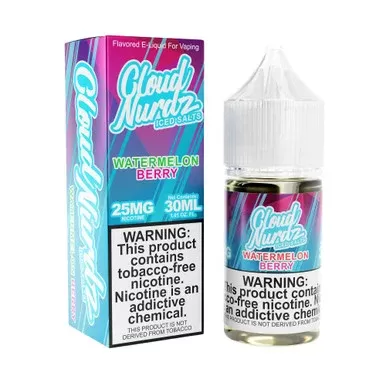 Watermelon Berry Iced Cloud Nurdz TFN Salts 30mL