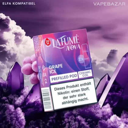 La Fume Nova Pods – Grape Ice (2er Pack) - La Fume / Propylenglykol / Aromastoffe / Nikotin / Glycerin