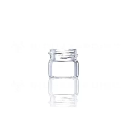 Glass Concentrate Jar | Round Container | 5mL – Clear – 144 Count