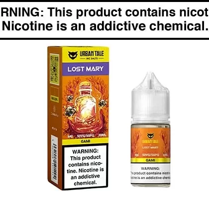 GAMI BY LOST MARY X URBAN TALE NIC SALTS 30ML - Vapejuice