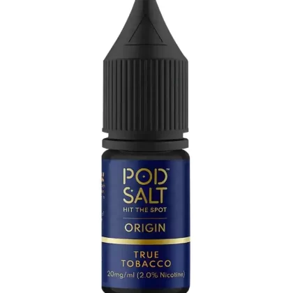 Pod Salt Origin True Tobacco Nic Salt Vape Juice - Strength