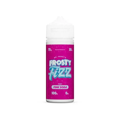 Dr Frost Frosty Fizz Pink Soda 100ml E-Liquid Shortfill - Vapestreams Co