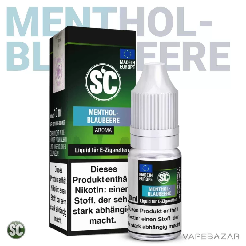 SC Liquid – Menthol Blaubeere - Vapebazar - Image 2