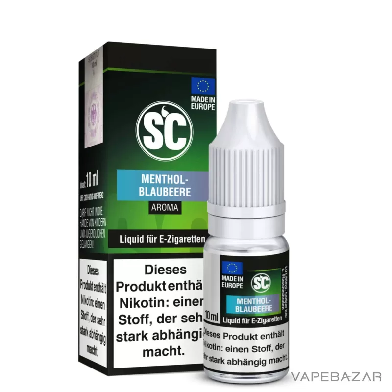 SC Liquid – Menthol Blaubeere - Vapebazar - Image 3