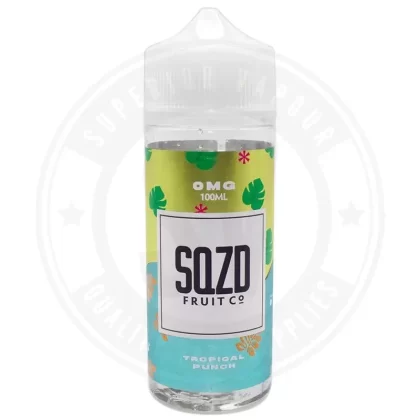 Tropical Punch E-Liquid 100ml by SQZD Fruit Co.
