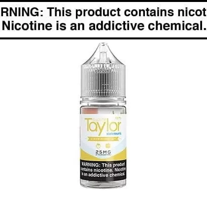 STRAWBERRY LEM ICED BY TAYLOR SALTS 30ML - Vapejuice