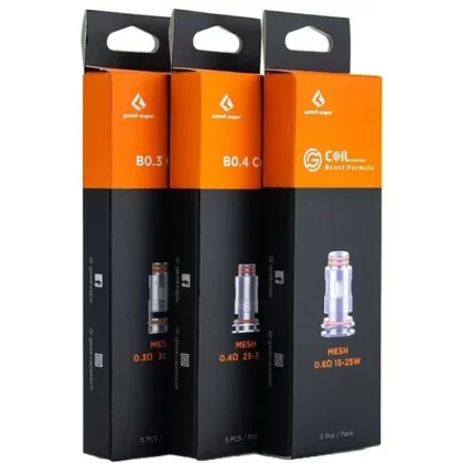 GeekVape Aegis Boost Vape Coil - 5 Pack; 0.3OHM, 0.4ohm