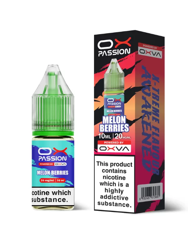 Melon Berries OX Passion Nic Salt E-Liquid by OXVA - 10ml - Image 2