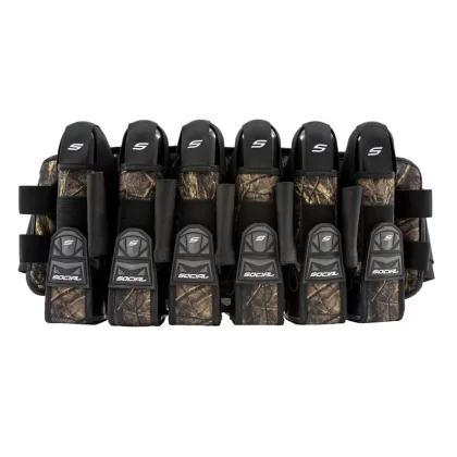 Grit Pod Pack Harness, 6+9 Hunter Camo | Social Paintball