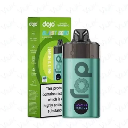 Vaporesso Dojo Blast 6000 Device 20mg – Lemon and Lime