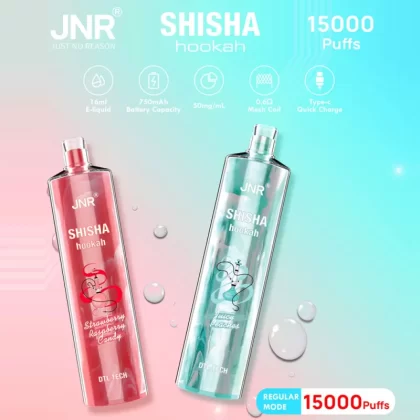 JNR Shisha Hookah 15K Disposable E-Hookah - 15000 Puffs