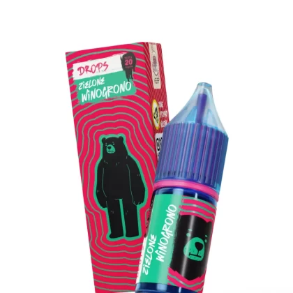 Liquid Go Bears Salt Drops 10ml 20mg Zielone Winogrono