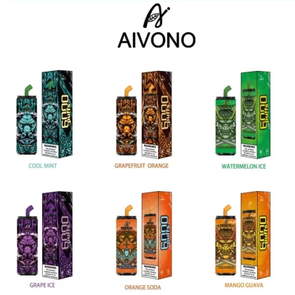 AIVONO Winner 6000 Puffs | 0%-5% strength, 26mL, dual mesh, LCD display, bulk vape - Aiviouvapes