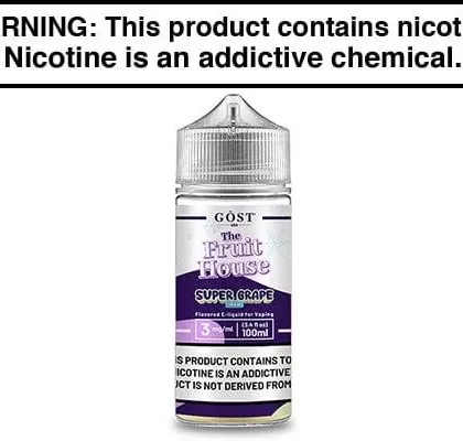 SUPER GRAPE ICE BY THE FRUIT HOUSE 100ML - Vapejuice