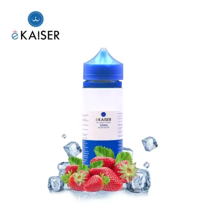 eKaiser e-Liquid – Ice Strawberry 0mg 100ml Shortfill | Cigee