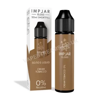 Imp Jar Cream Tobacco E-Liquid Shortfill - Vapestreams Co
