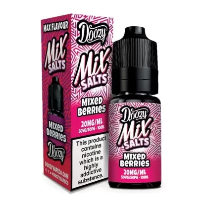 DOOZY MIX SALTS MIXED BERRIES 10ML NIC SALT E-LIQUID