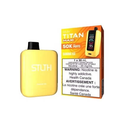STLTH Titan Max (50K) Banana Ice Disposable Vape