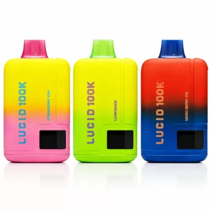 Lucid Nomz 100K Disposable Vape (5%, 100000 Puffs) - Blueberry Cakes, Blueberry Raspberry