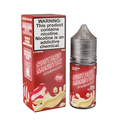 Custard Monster Salt - Strawberry - 30ML E-Liquid - 48MG