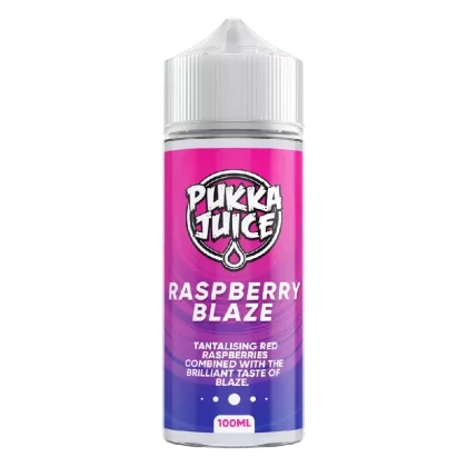 Pukka Juice 100ml E-liquid Shortfill Raspberry Blaze - Nicotine Strength#0mg (8441BC)