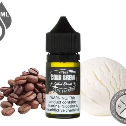 Coffee and Ice Cream by Nitro’s Cold Brew Salted Blends 30ml