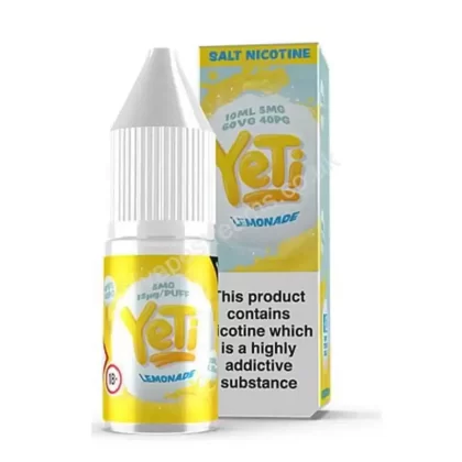 Lemonade Nicotine Salt E-Liquid by YeTi Salts - Vapestreams Co