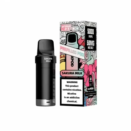 nexPOD 20mg Replacement Pod – Prefilled, 5000 Puffs - Blackberry Ice, Blue Razz Lemonade; Vape Product