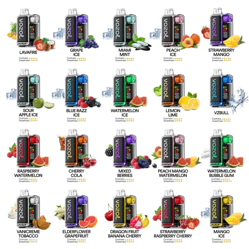 VOZOL Vista 16K Puffs Disposable Device - 16000 Puffs - Watermelon Ice - Image 2