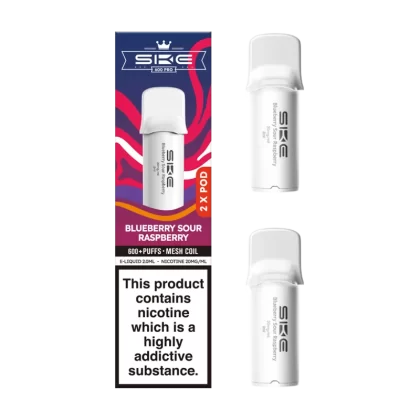 Blueberry Sour Raspberry SKE 600 Pro Pods - 10mg - Vape Product