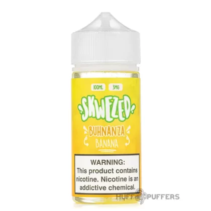 Skwezed – Banana (Buhnanza) 100mL - Vape Product, Vape Product