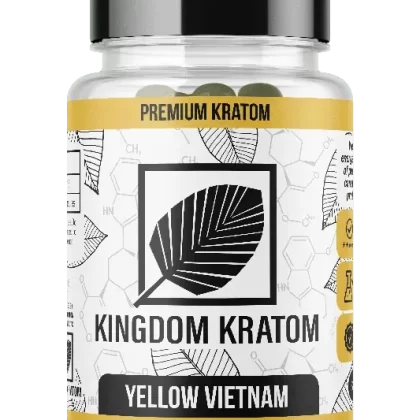 Kingdom Kratom Yellow Vietnam Kratom Capsules