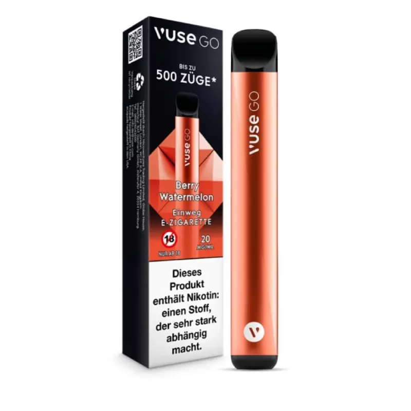 Vuse GO 700 – Berry Watermelon - Propylenglykol, pflanzliches Glycerin; 20mg/ml (608A09) - Image 3