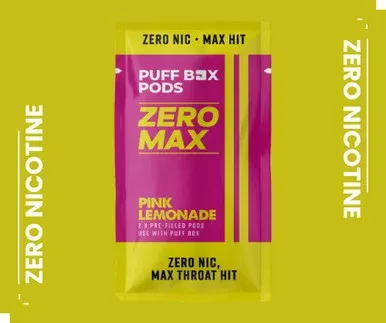 ZERO MAX Refill 0mg – Twin Pack – Pink Lemonade