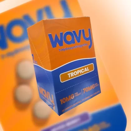 Wavy Kratom Tablet – 10mg/Tablet (35 Tablets)