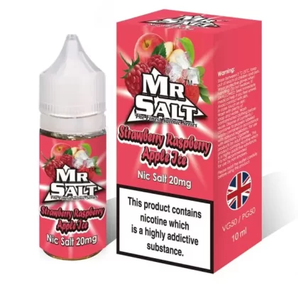 Mr Salt Strawberry Raspberry Apple Ice Nic Salt E-Liquid - 20mg