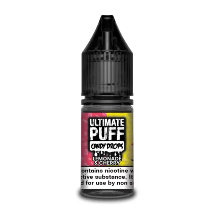 Ultimate Puff Candy Drops Lemonade and Cherry 10ml Vape Juice - 10 Pack - Strength 18mg