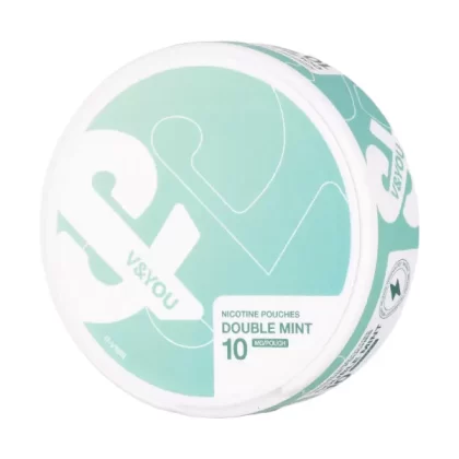 Double Mint Nicotine Pouches by V&You NXT Edition - 10mg