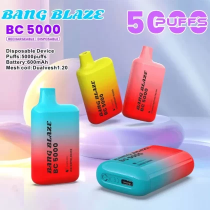 Bang Blaze BC5000 5K Puffs 2% 3% 5% Disposable Vape - Vapeq10
