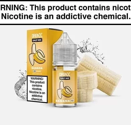 BANANA ICE BY ORGNX SALT 30ML - Vapejuice